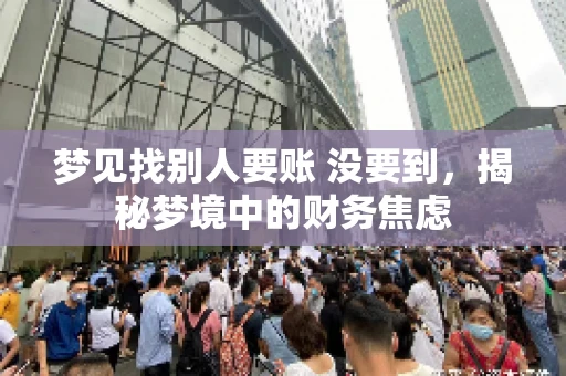 梦见找别人要账 没要到，揭秘梦境中的财务焦虑