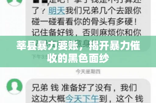 莘县暴力要账,揭开暴力催收的黑色面纱 莘县暴力要账,揭开暴力催收的黑色面纱