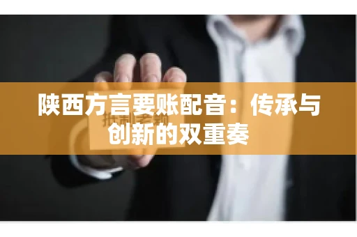 陕西方言要账配音:传承与创新的双重奏 陕西方言要账配音:传承与创新的双重奏