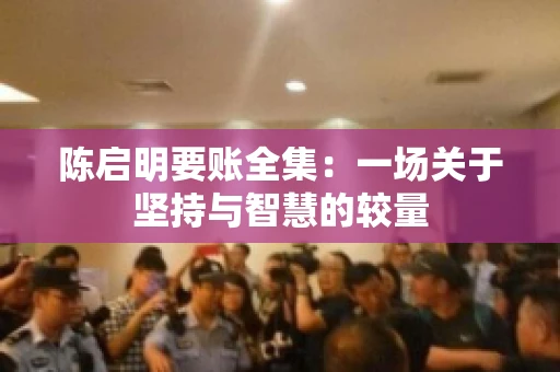 陈启明要账全集：一场关于坚持与智慧的较量